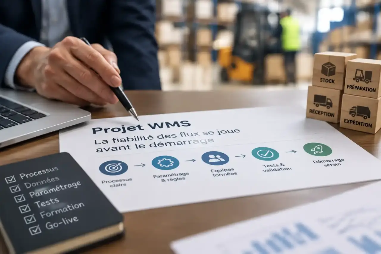 Projet WMS : la fiabilité des flux se joue avant le démarrage