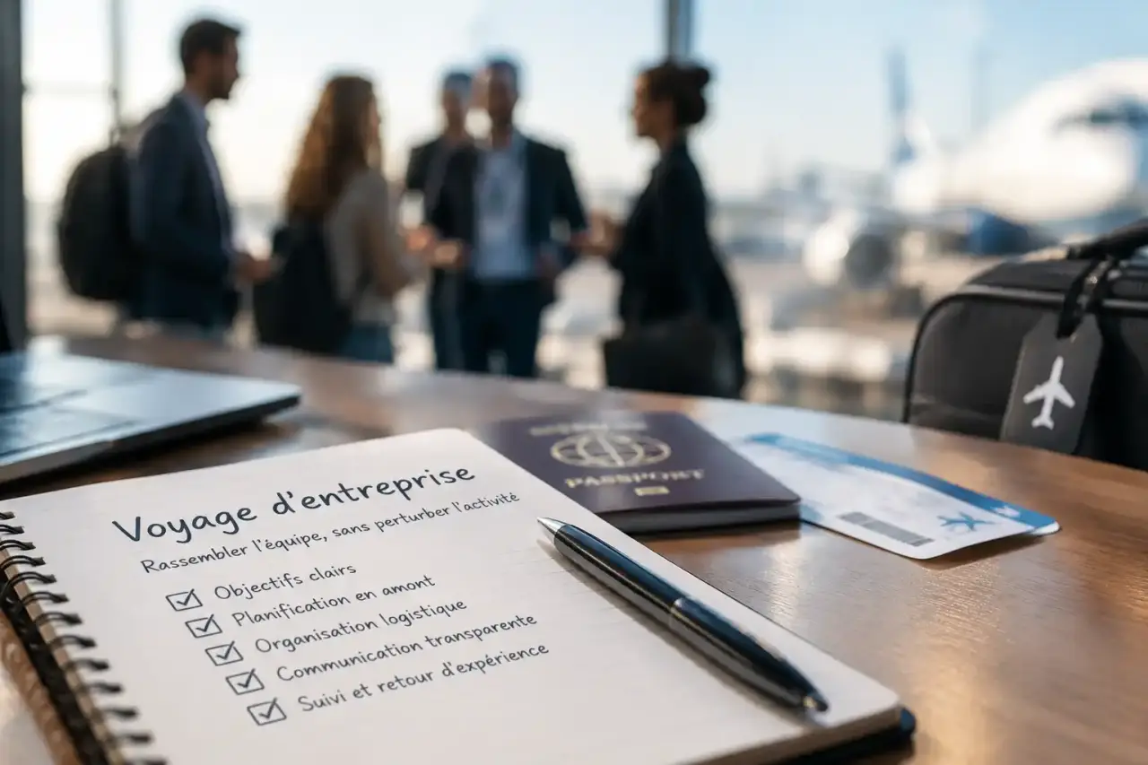 Organiser un voyage d’entreprise : la méthode pour réunir l’équipe sans désorganiser l’activité